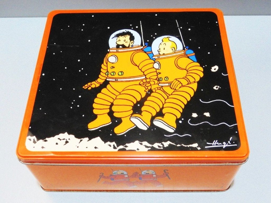 Boîte Tintin – On a marché sur la Lune – Hergé 2006, Enlèvement ou Envoi, Tintin, Comme neuf