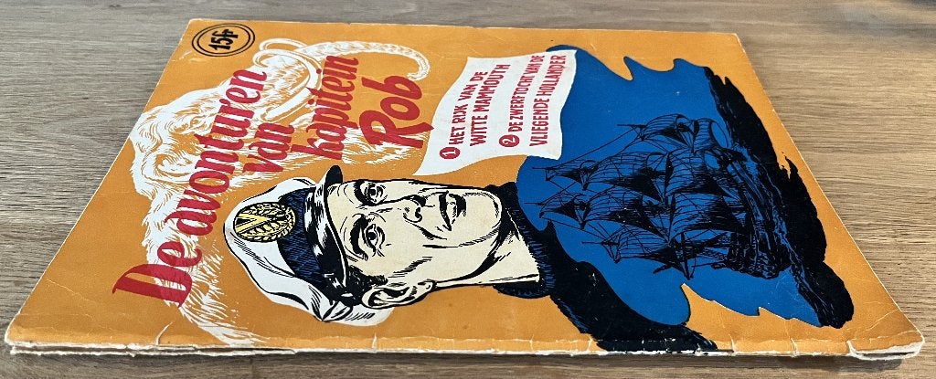 Kapitein Rob - 1 - 1ste druk (1957) Strip, Plusieurs BD, Enlèvement ou Envoi, Utilisé