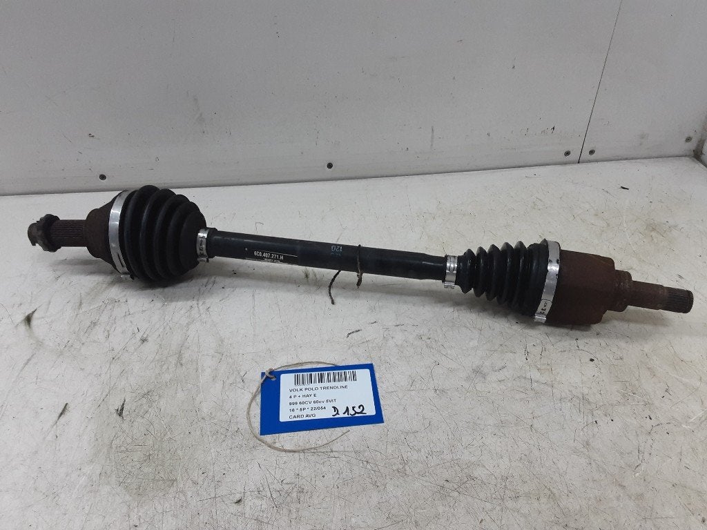 CARDAN AVANT GAUCHE (TRANSMISSION) Volkswagen Polo V (6R), Autos : Pièces & Accessoires, Volkswagen, Mevr. I. Hauben, Utilisé