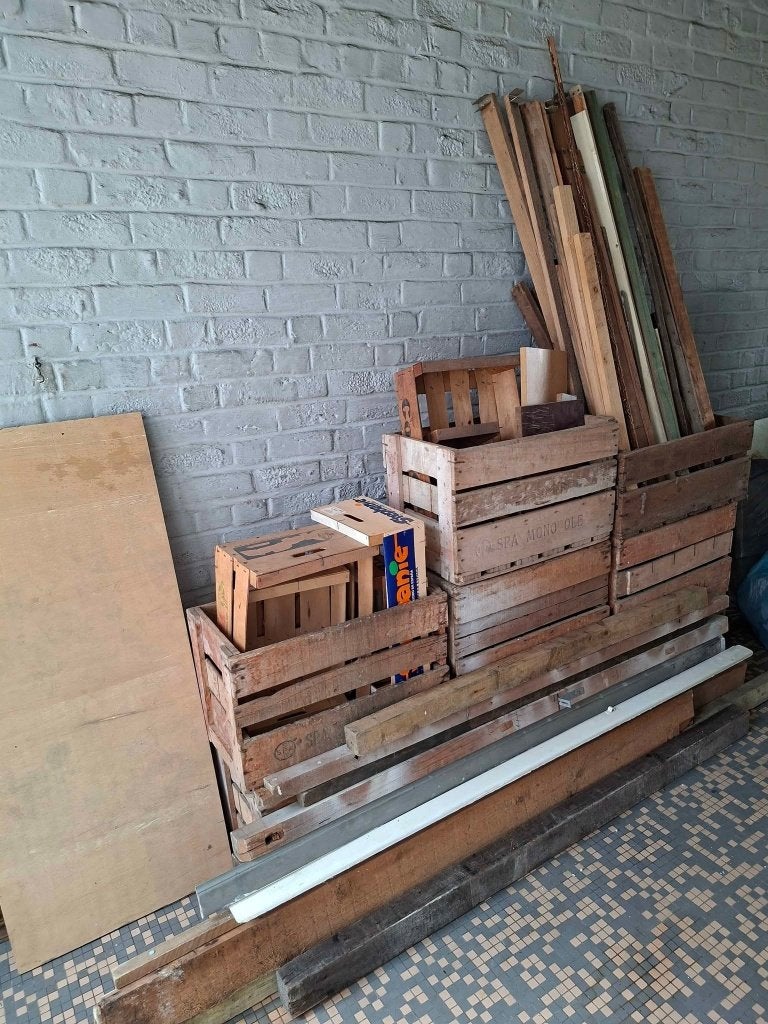 Gratis hout, af te halen in 9660 brakel, Tuin en Terras, Brandhout, Ophalen