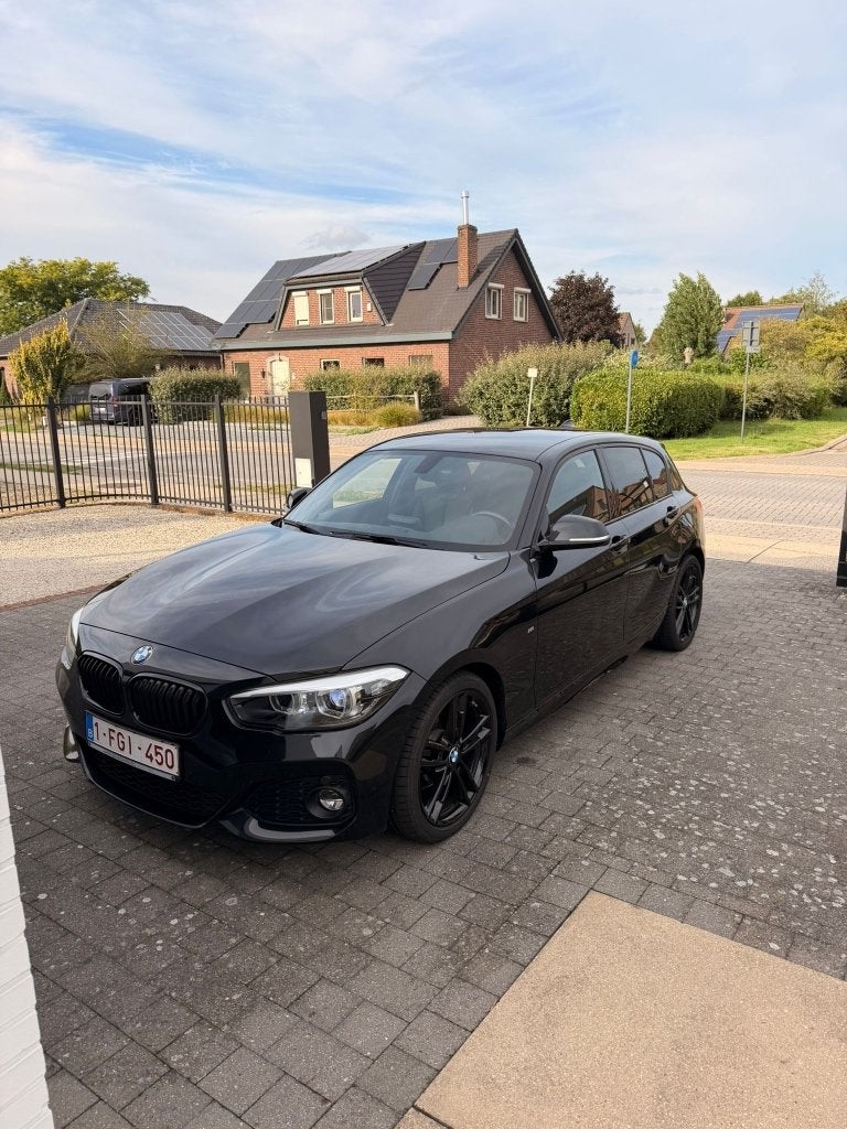 Bmw 118i, Auto's, BMW, Automaat, 1 Reeks, Zwart, Leder