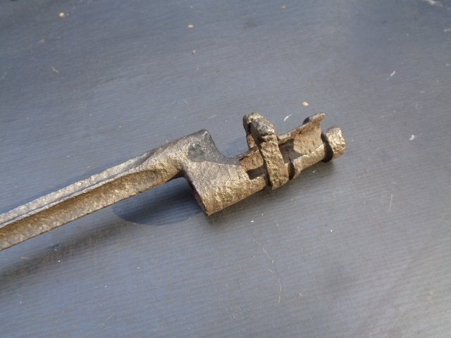 WO 2 bodemvondst , Mosin Nagant bajonet, Ophalen of Verzenden, Landmacht, Mes of Dolk