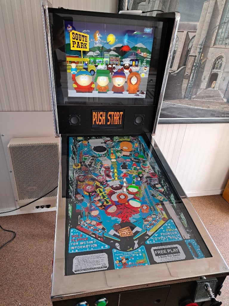 4k 32inch flipperkast pinball digitaal Arcade Virtual, Verzamelen, Overige soorten, Zo goed als nieuw, Flipperkast, Ophalen