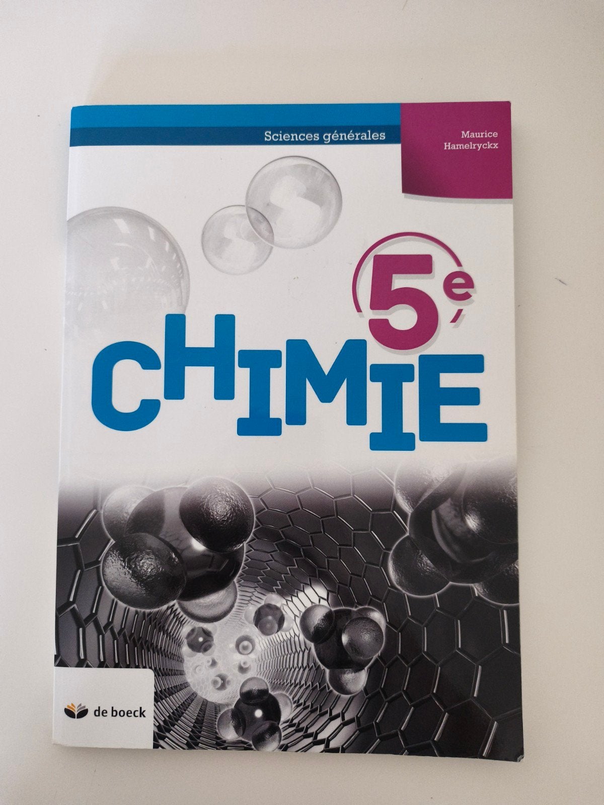 chimie 5e corriger science générales, Livres, Enlèvement, Neuf, Autres niveaux, De boeck