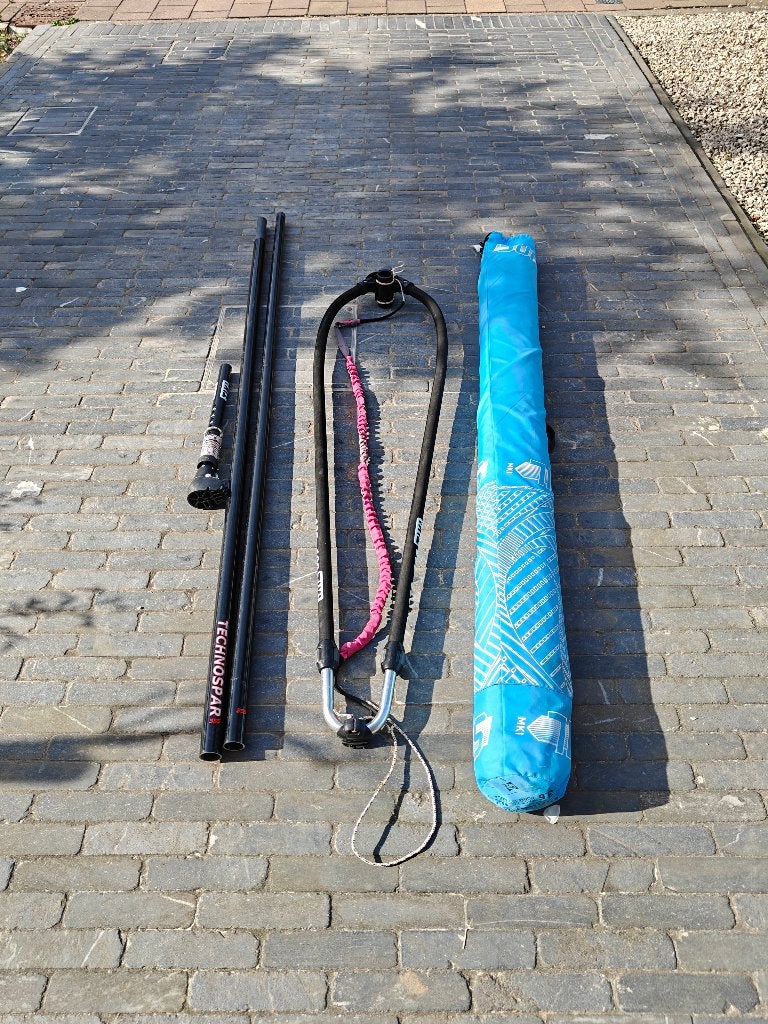 Kinder/beginner/sup zeilset RRD 3.5m² zo goed als nieuw, 3.5 à 5 m², Comme neuf, Enlèvement, Avec sac de transport