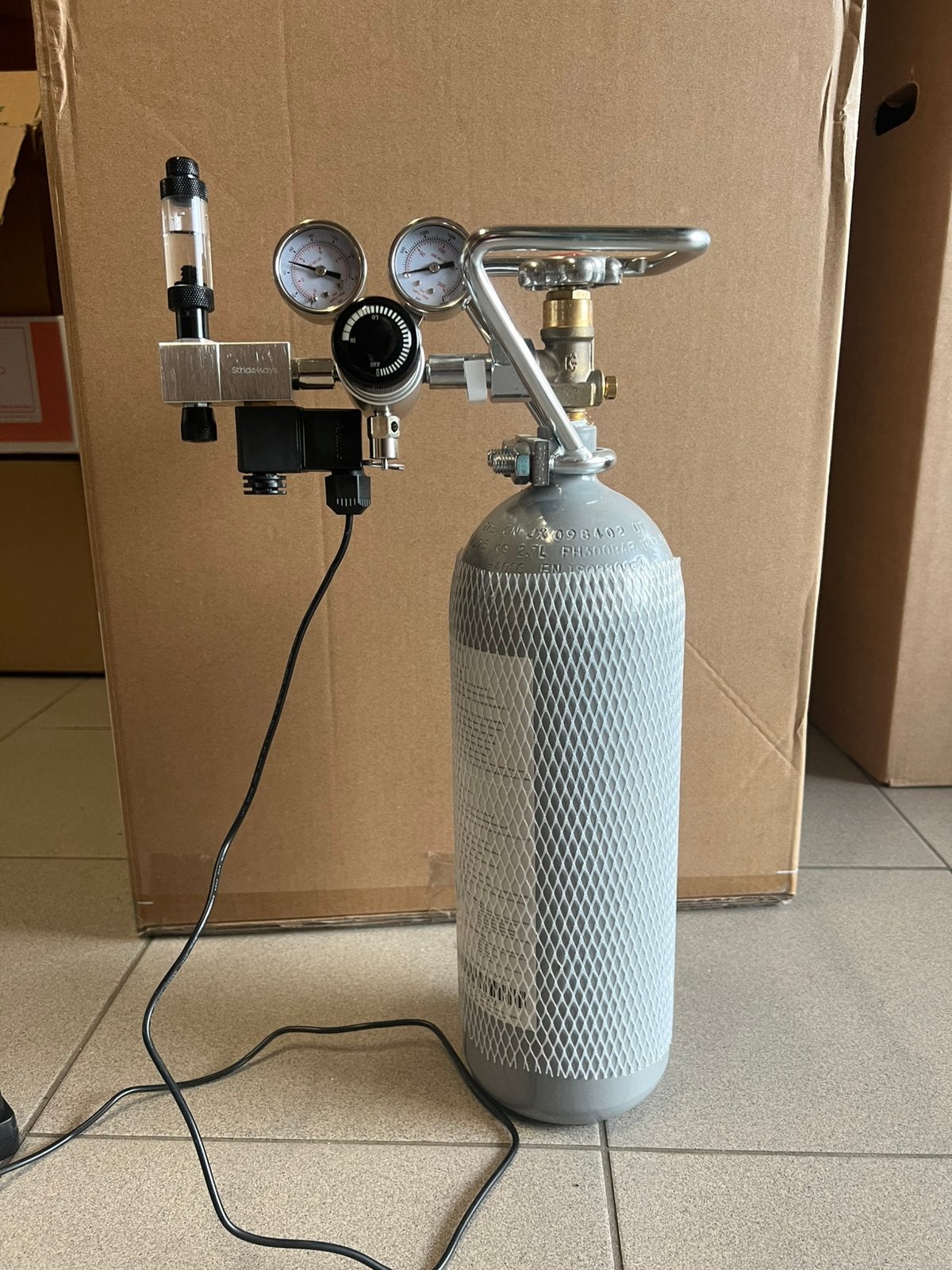 Aqua noa co2 set, Ophalen, Zo goed als nieuw