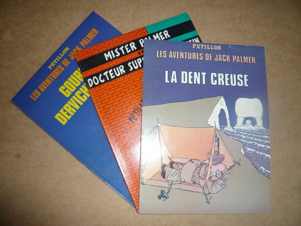 Bd JACK PALMER tomes 1(a) à 3 (EO/Reed ttbe) de PETILLON, Plusieurs BD, Enlèvement ou Envoi, PETILLON, Utilisé