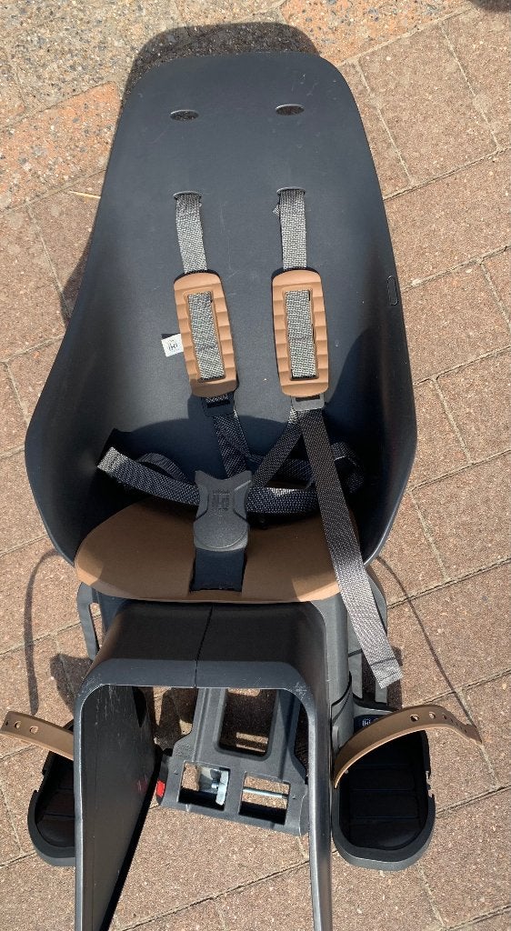 Fietszitje, Fietsen en Brommers, Achterzitje, Voetsteuntjes, Ophalen of Verzenden, Zo goed als nieuw