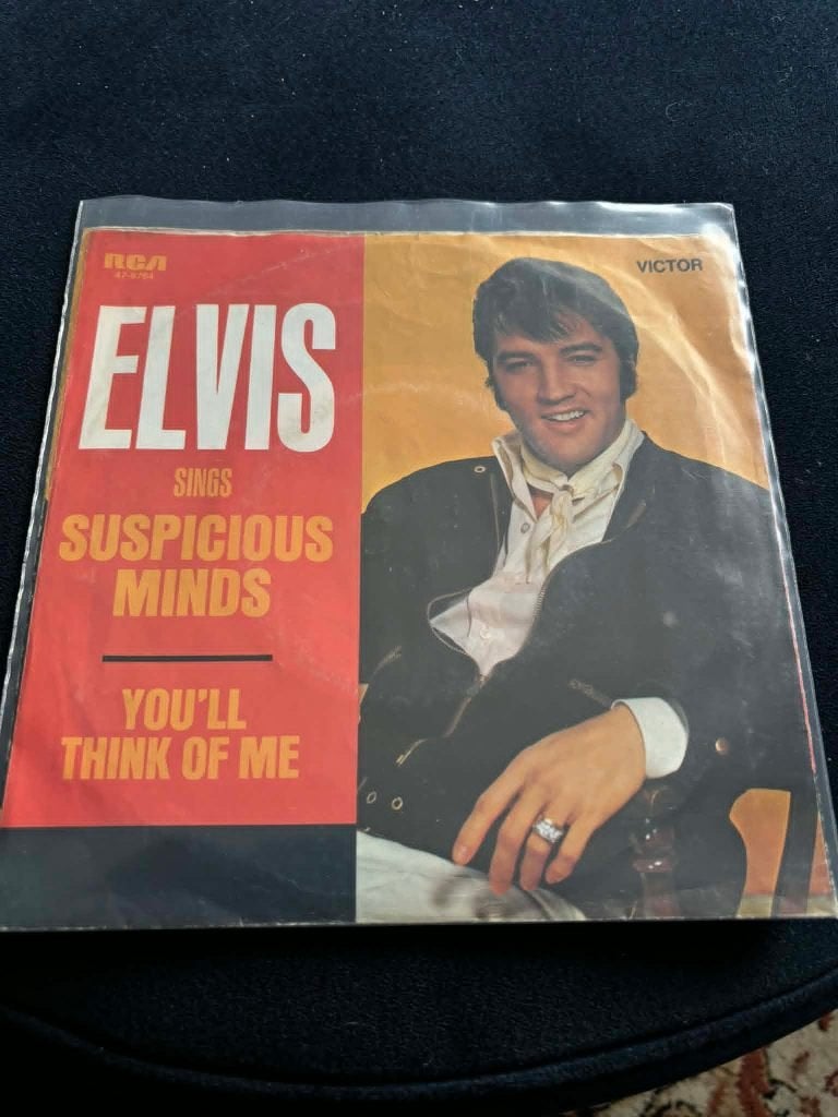 Elvis single Suspicious minds/you'll think of me. 5 euro., Cd's en Dvd's, Vinyl Singles, Gebruikt, 7 inch, Ophalen of Verzenden