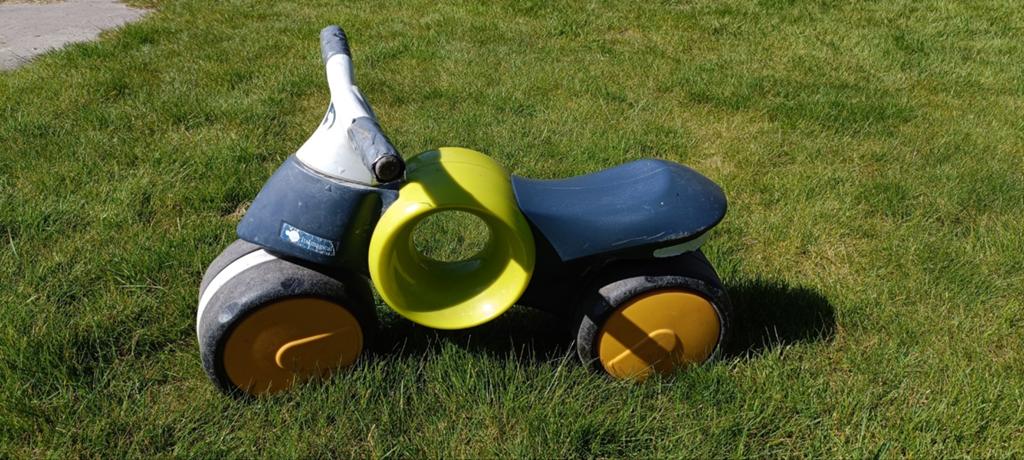 Loopfiets - stevige loopbrommer, Ophalen