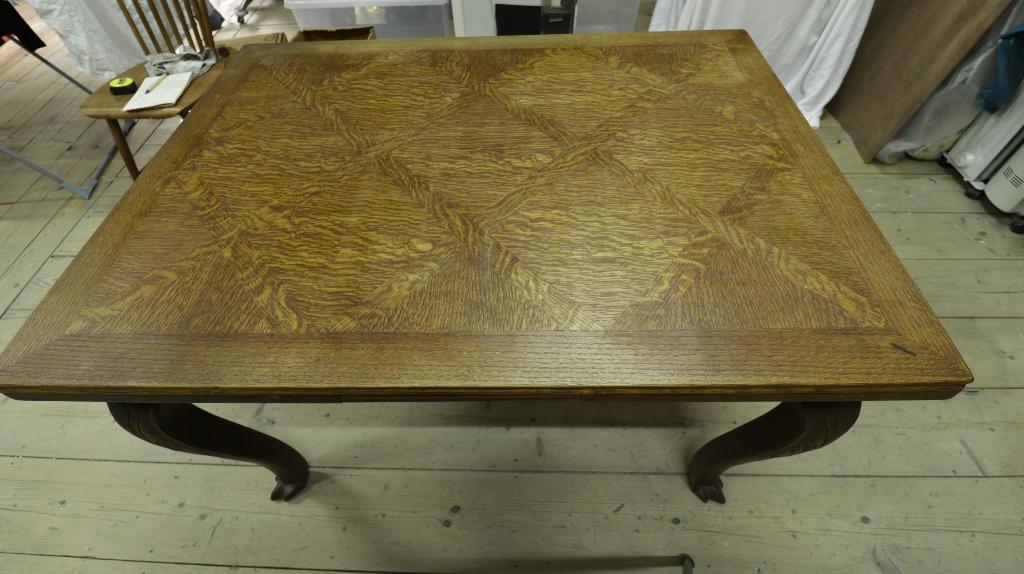 Antieke tafel, Ophalen
