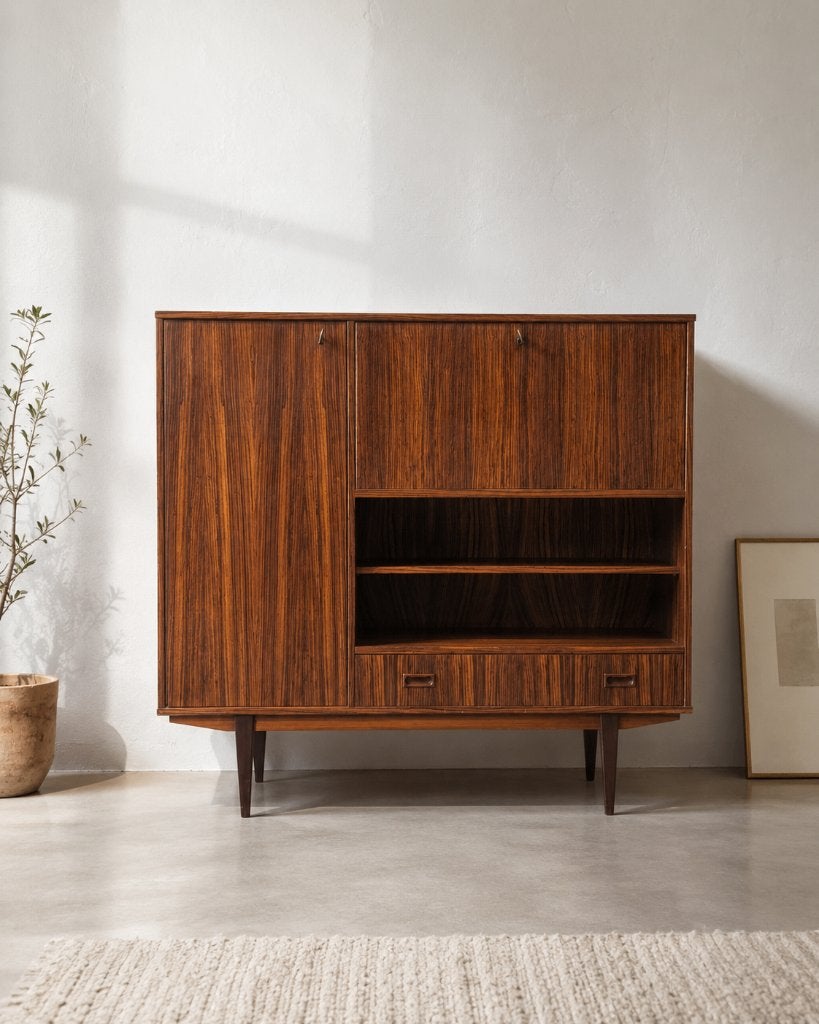Vintage highboard uit het midden van de eeuw, Huis en Inrichting, Ophalen, Vintage