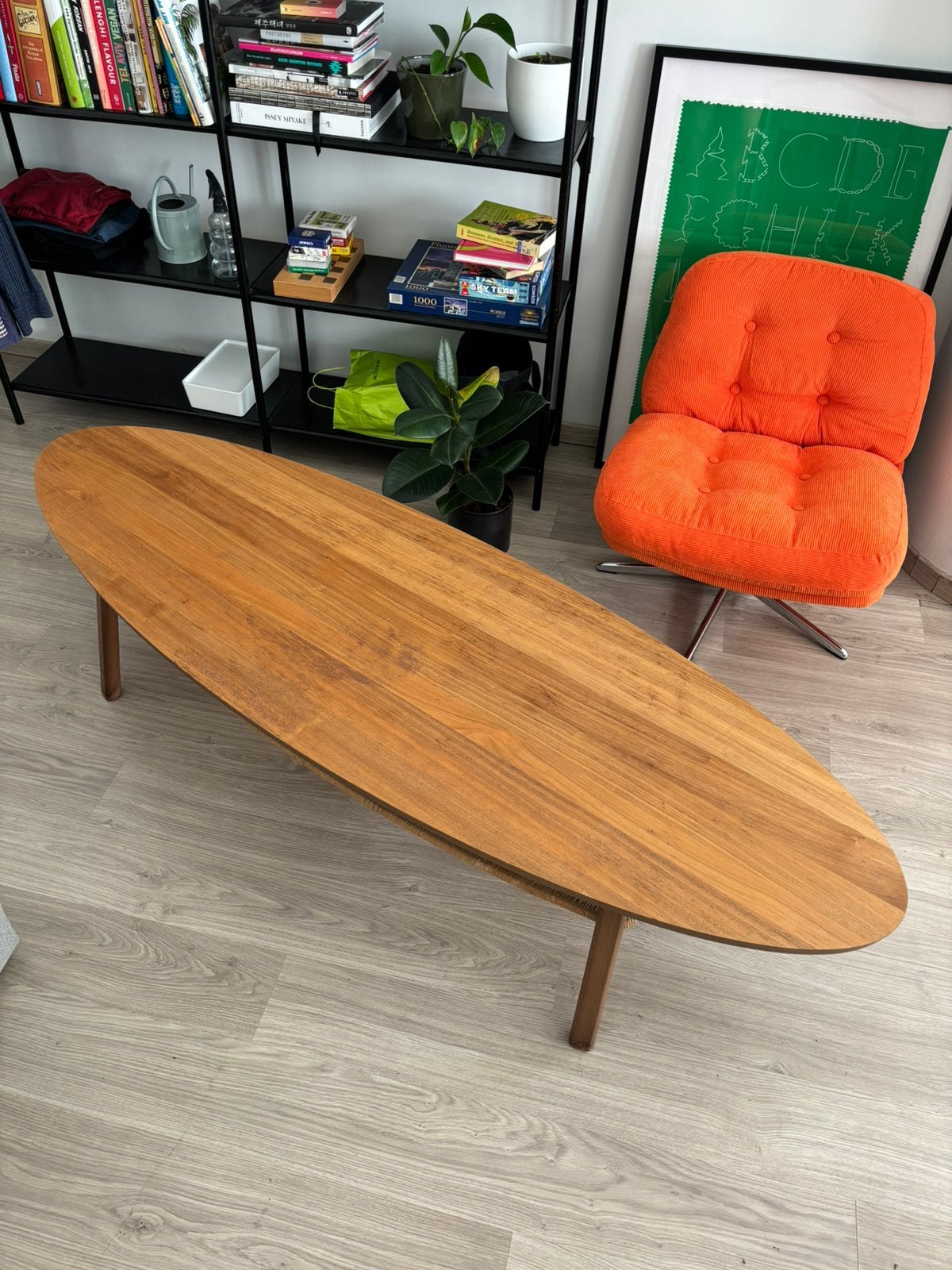 Ikea Stockholm salon tafel, Ophalen, Scandi style, Eikenhout, 50 tot 100 cm