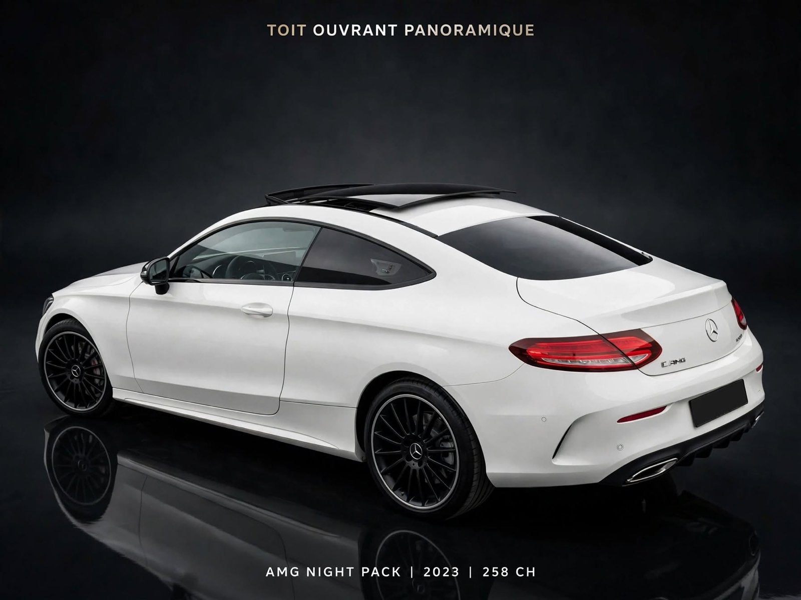 Mercedes C300 coupé amg/70000 km/benzine/258 uur/ belgisch, Automaat, Achterwielaandrijving, Euro 6, 4 cilinders