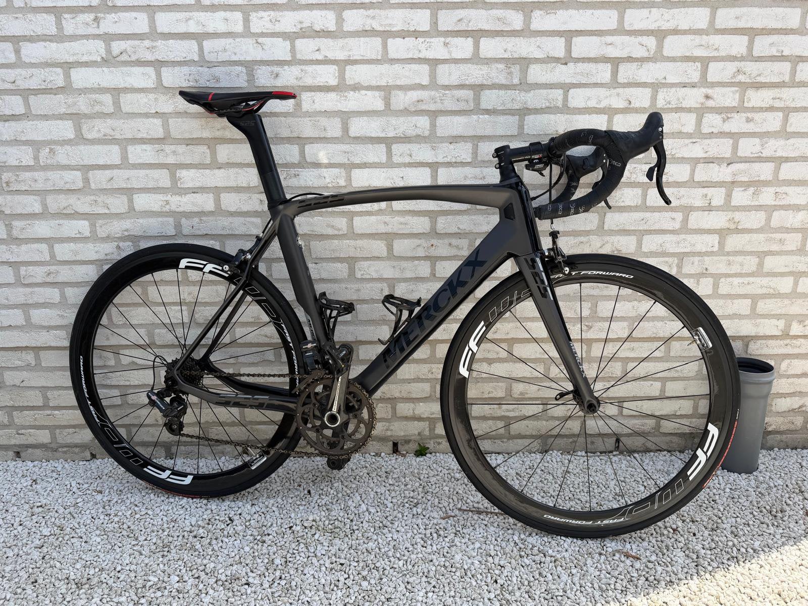 Koersfiets EM525, Fietsen en Brommers, Fietsen | Racefietsen, Ophalen, Gebruikt, Carbon