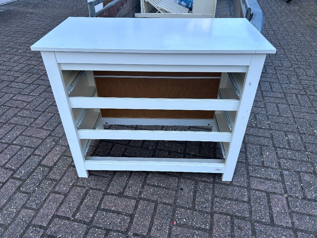kast met 3 lades, Ophalen, Gebruikt, 100 tot 150 cm, 100 tot 150 cm