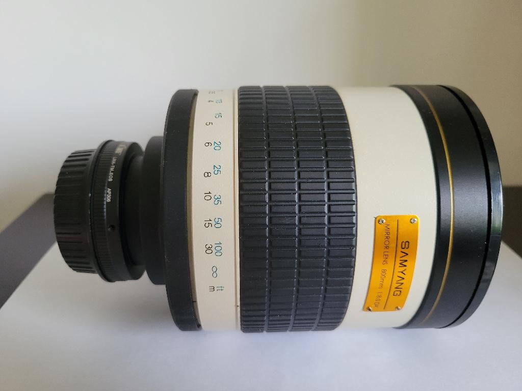 Samyang 800mm telelens met telescoop, Ophalen, Zo goed als nieuw, Telelens