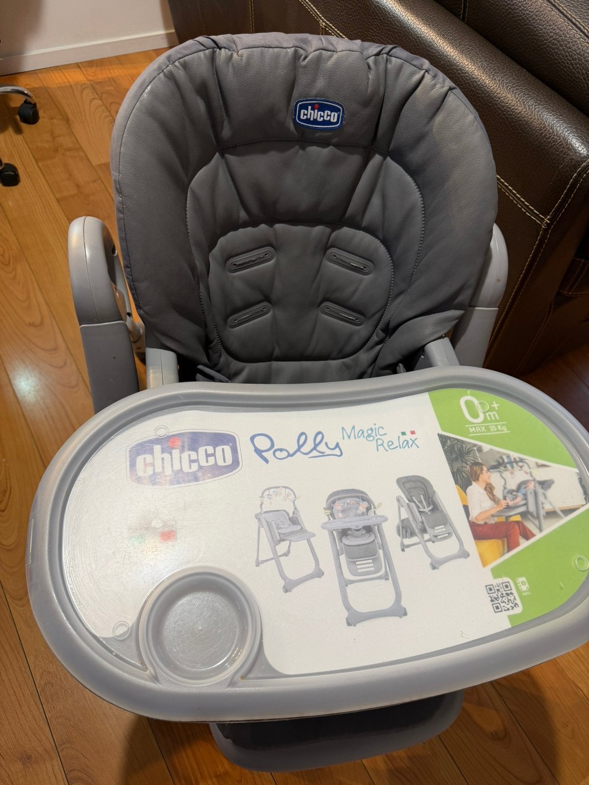 Chaise pour bébé Chicco Polly Magic Relax (0m+), Enfants & Bébés, Enlèvement, Comme neuf, Chicco, Réglable