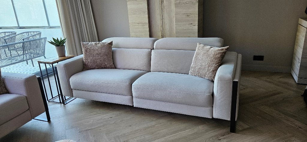 salon, Maison & Meubles, Canapés | Coins salons complets, Utilisé, Métal, Tissus, Enlèvement