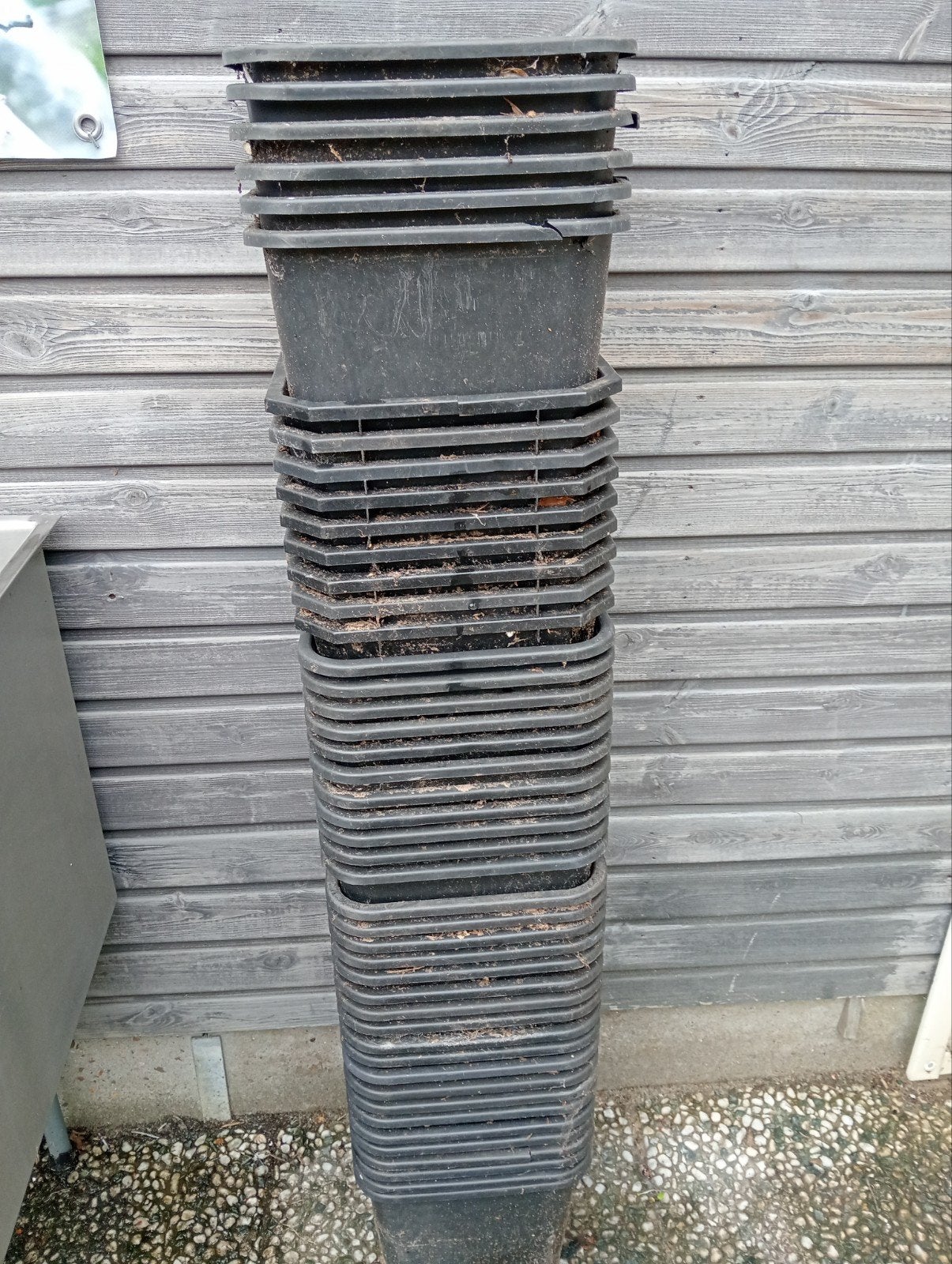 46 Stuks grote kweekpotten, Tuin en Terras, Bloembakken en Plantenbakken, Ophalen, Gebruikt, Kunststof