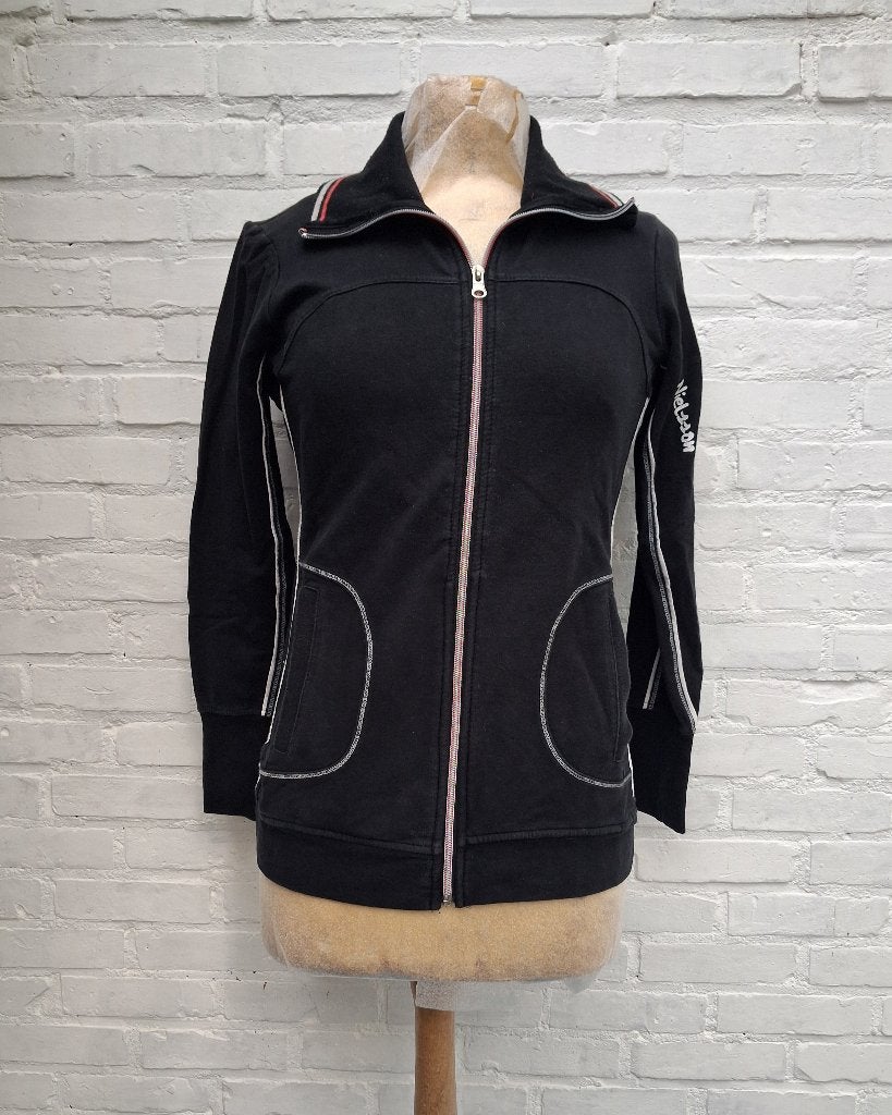 leuke zwarte vest - zo goed als nieuw, Enlèvement ou Envoi, Comme neuf, Taille 38/40 (M), Noir