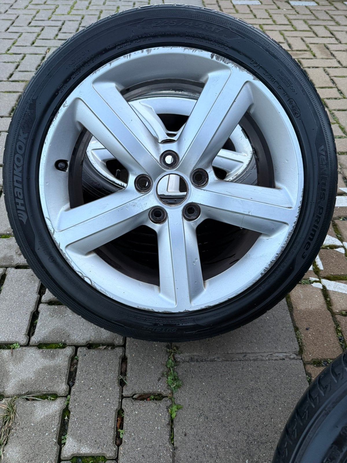 Jantes 17“ 225/45, Autos : Pièces & Accessoires, Enlèvement, Pneus été, Pneu(s)