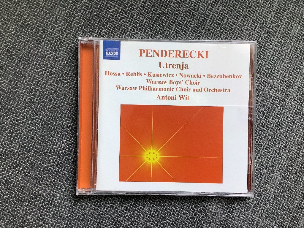 Penderecki / Utrenja . Antoni Wit, Ophalen of Verzenden, Zo goed als nieuw, Album, Overige typen