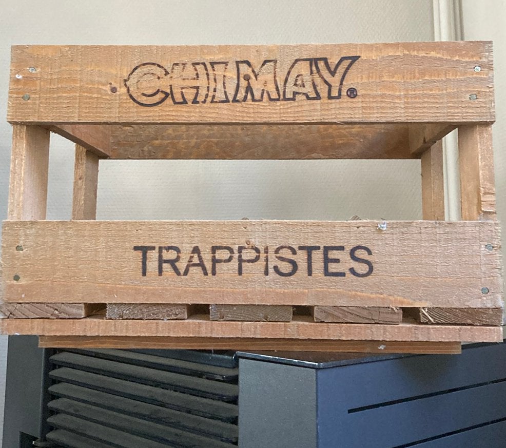 Bac à bières Chimay en bois, Collections, Marques de bière, Enlèvement, Comme neuf