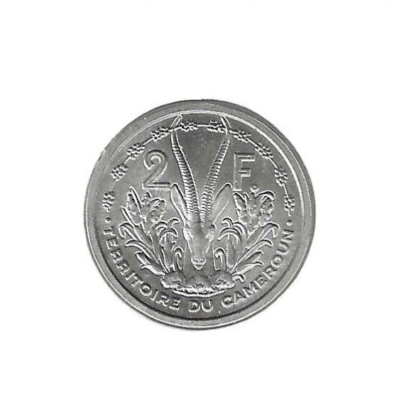 Cameroen, 2 Francs 1948., Postzegels en Munten, Munten | Afrika, Ophalen of Verzenden, Overige landen, Losse munt