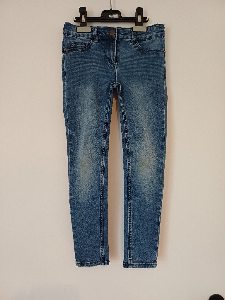 Blauwe skinny 'Marie' maat 128 Milla Star by JBC, Pantalon, Enlèvement ou Envoi, JBC, Utilisé