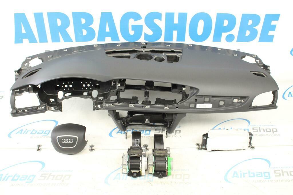 Airbag set Dashboard zwart 4 spaak Audi A6 4G, Gebruikt, Ophalen of Verzenden