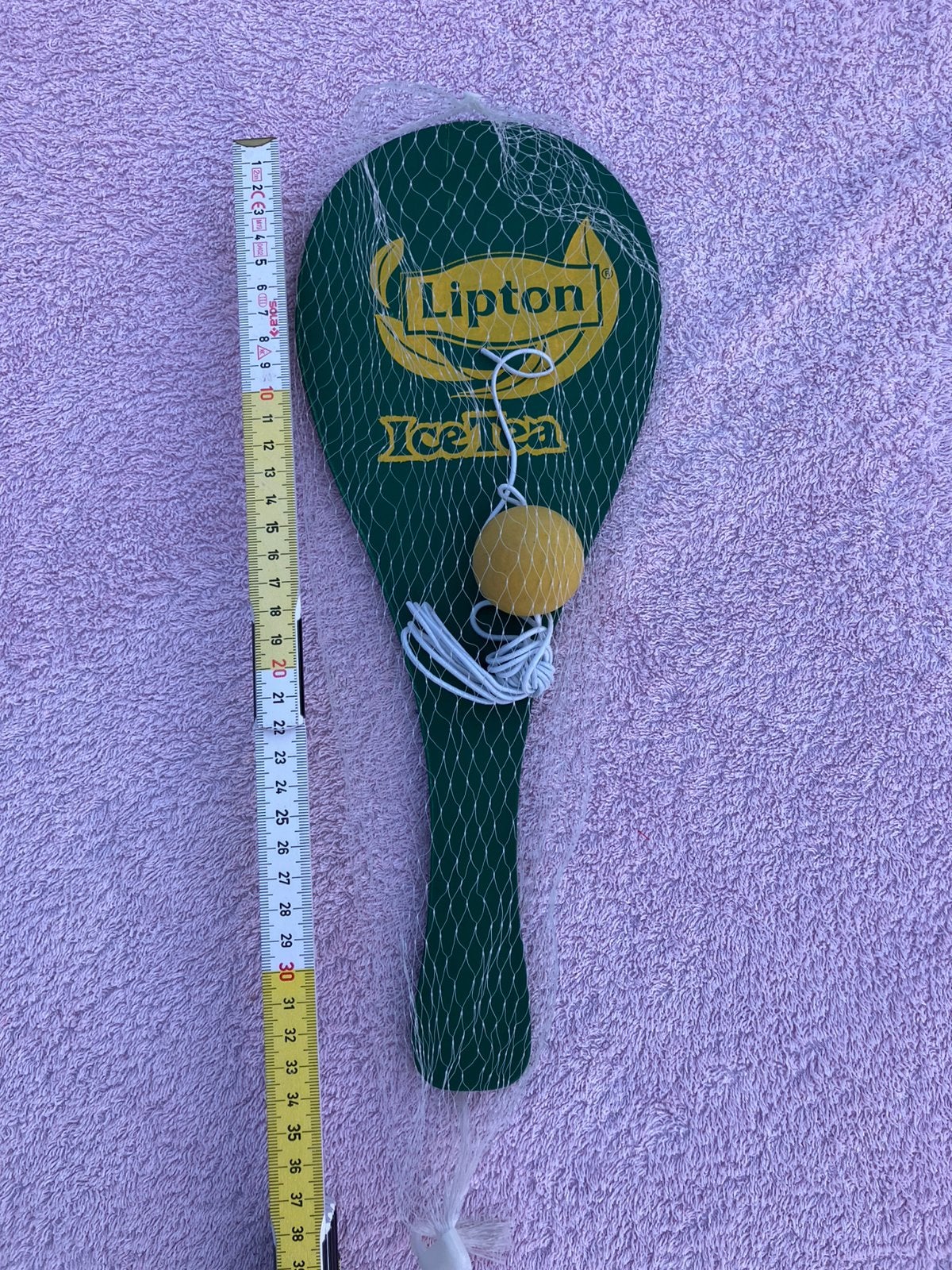 Raquette Lipton Ice Tea - sport de balle avec élastique, Enlèvement ou Envoi, Neuf