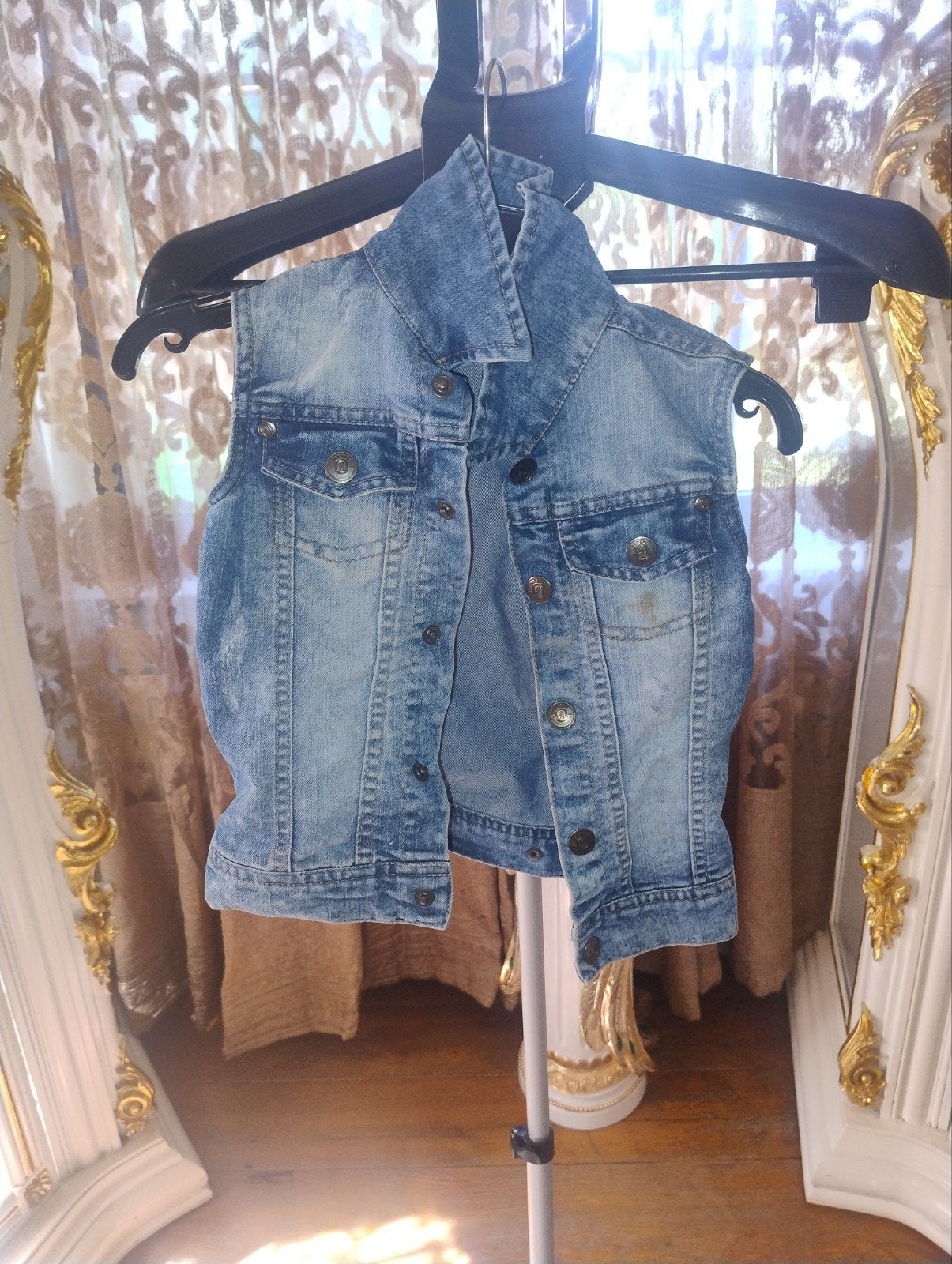 Veste jean pour enfants, Enfants & Bébés, Garçon, Enlèvement ou Envoi, Pull ou Veste, Comme neuf