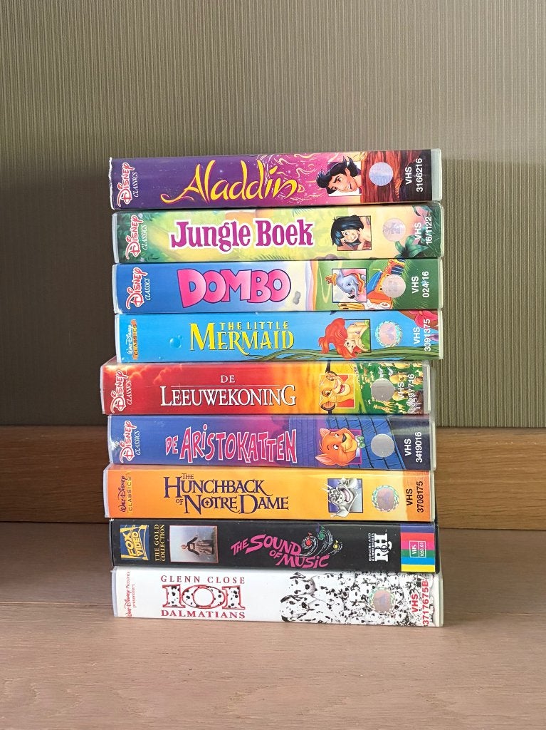 Videocassettes, Cd's en Dvd's, Alle leeftijden, Ophalen, Zo goed als nieuw, VHS
