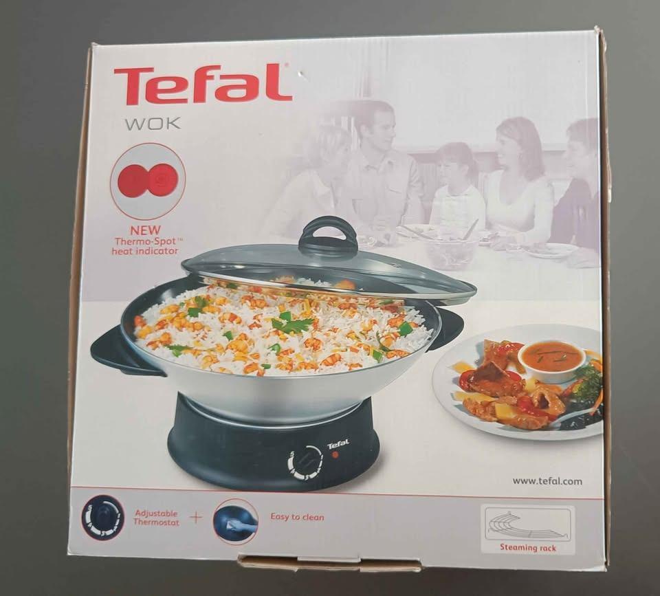 Tefal elektrische wok, Ophalen, Nieuw, Wok