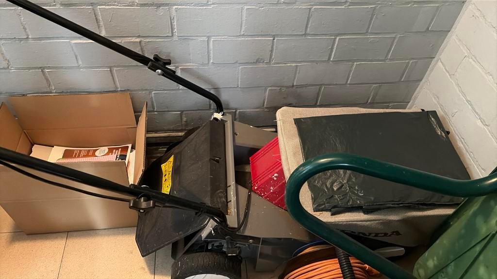 Grasmachine Elektrisch met verlengsnoer, Enlèvement, Utilisé, Tondeuses à gazon électriques, Sac de ramassage