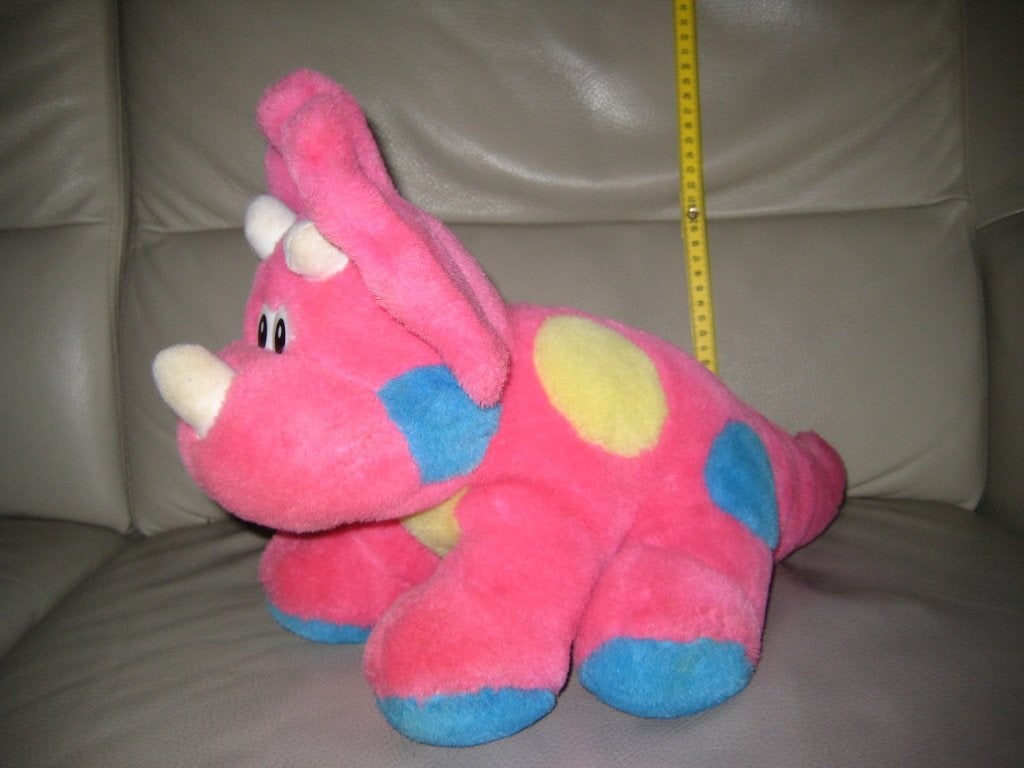 Knuffel - Dinosaurus, Enlèvement ou Envoi, Overige karakters, Comme neuf, Moyen (20 à 80 cm)