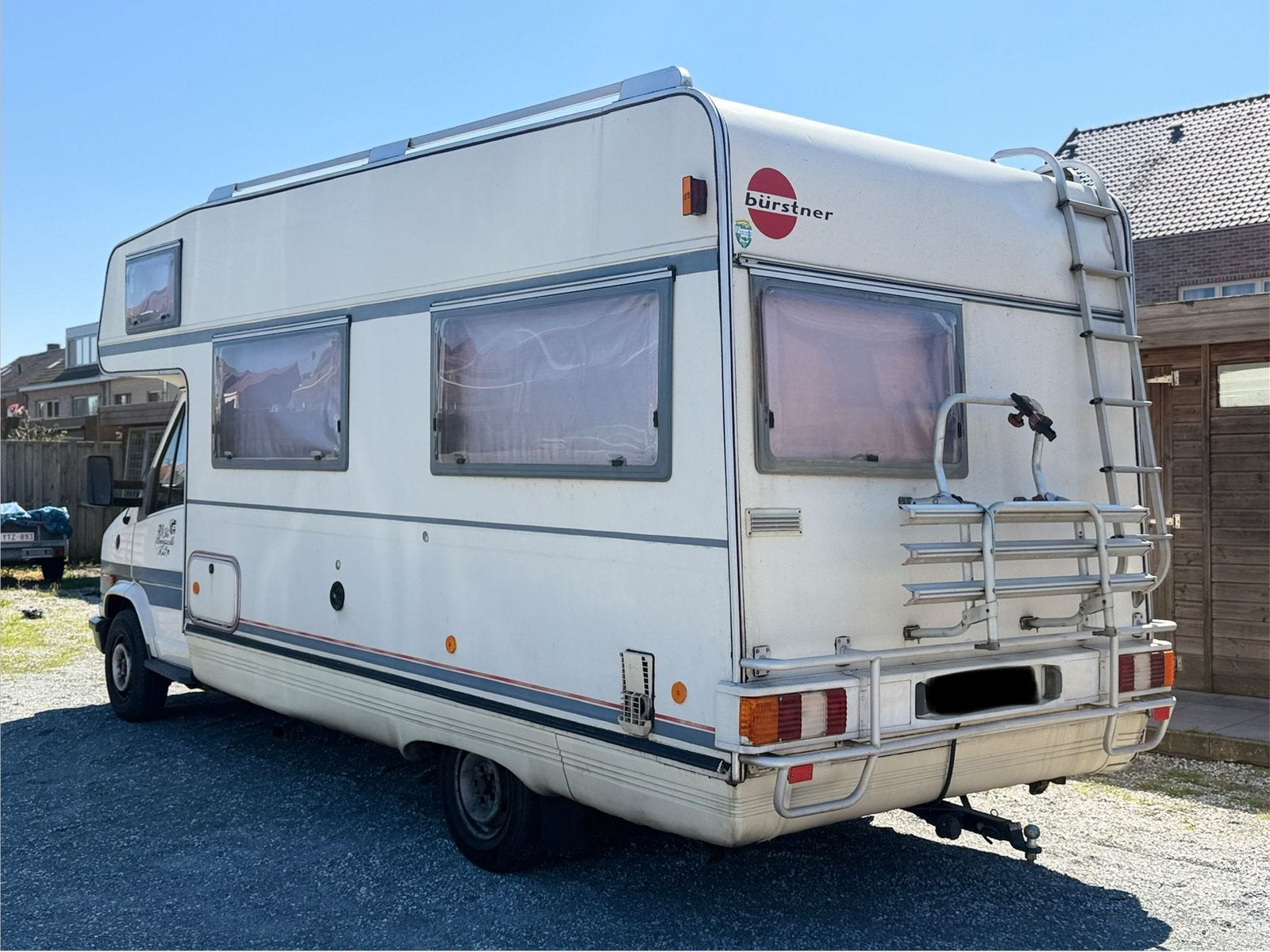 Fiat Ducato Bürstner 2.5D (1994) Oldtimer Mobilhome gekeurd!, Alkoof, Fiat, Douche, Bedrijf