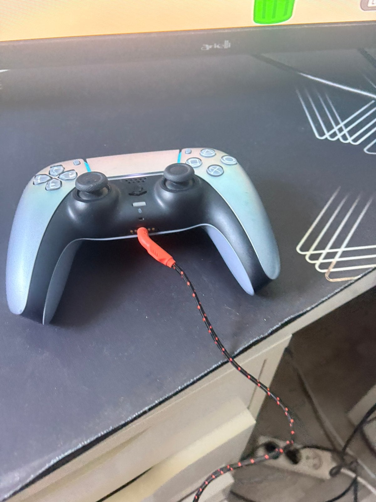 Play 5 slime digital blanche + manette gris +cable, Enlèvement, Comme neuf, Playstation 5 Digital