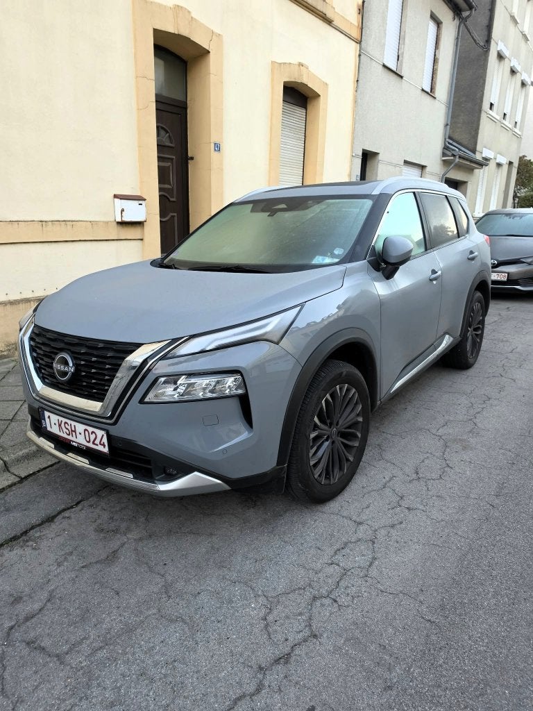 Nissan X-Trail Tekna mild hybrid 7 pl. +toit pano+att. rem, Cuir, Argent ou Gris, Achat, 7 places