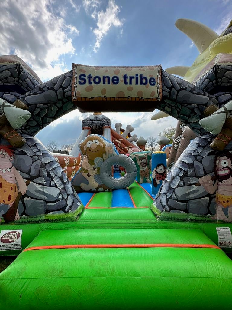 Springkasteel The stone Tribe te huur, Ophalen of Verzenden