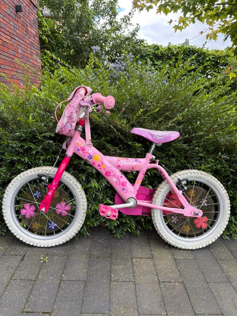 Fiets meisje Barbie, Ophalen, Zo goed als nieuw