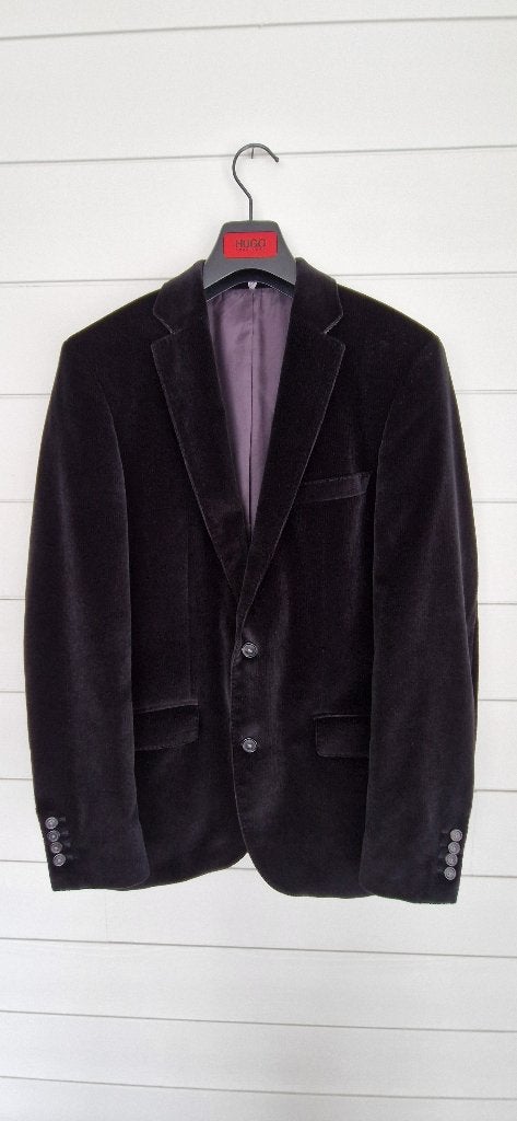 Blazer Heren Hugo Boss, Maat 48/50 (M), Zwart, Ophalen of Verzenden, Zo goed als nieuw