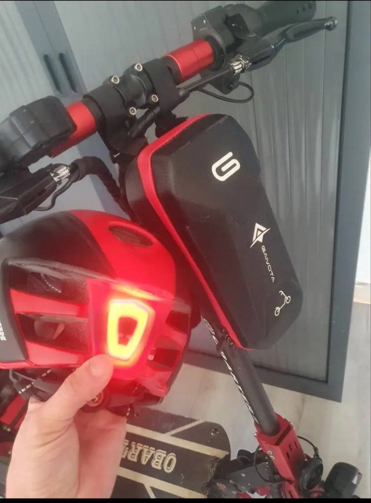 À VENDRE – Trottinette  Obarter X3 noir et roug, Enlèvement