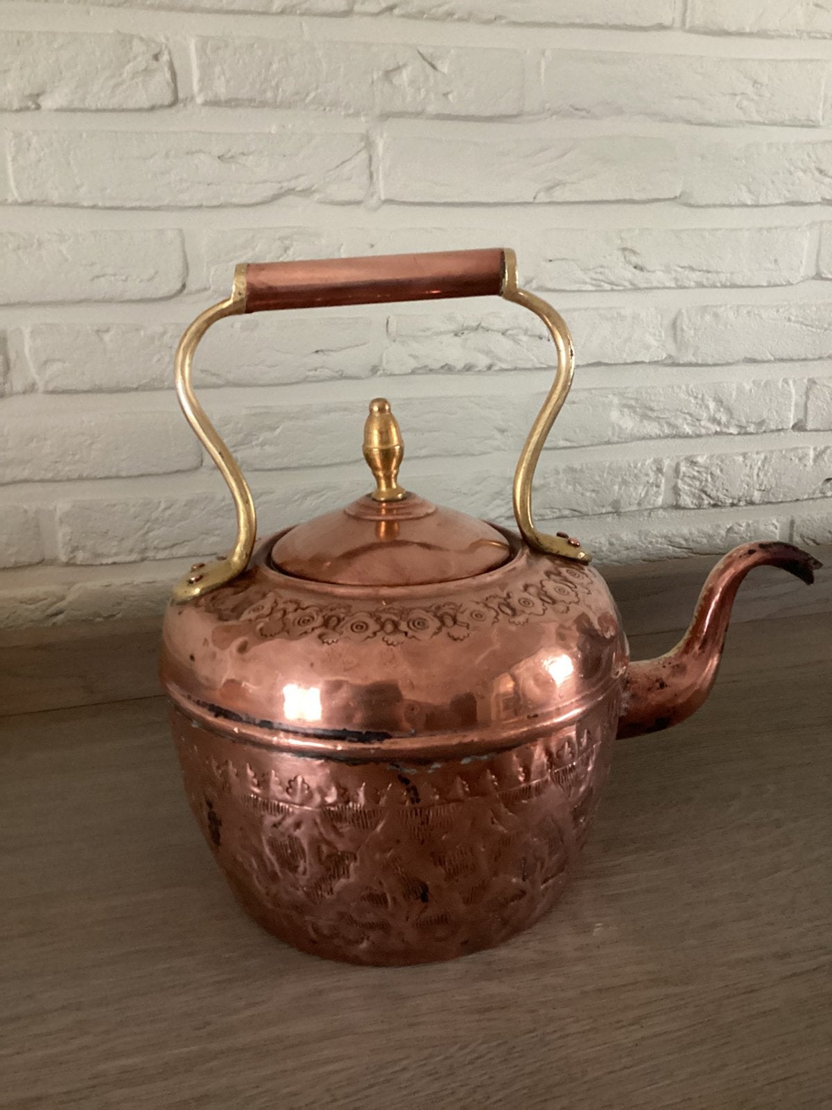 Koper keteltje, Antiek en Kunst, Antiek | Brons en Koper, Ophalen, Koper