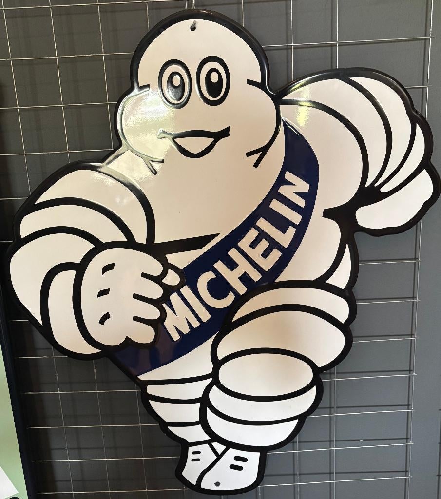 emaille reclamebord michelin, Ophalen of Verzenden, Nieuw, Reclamebord