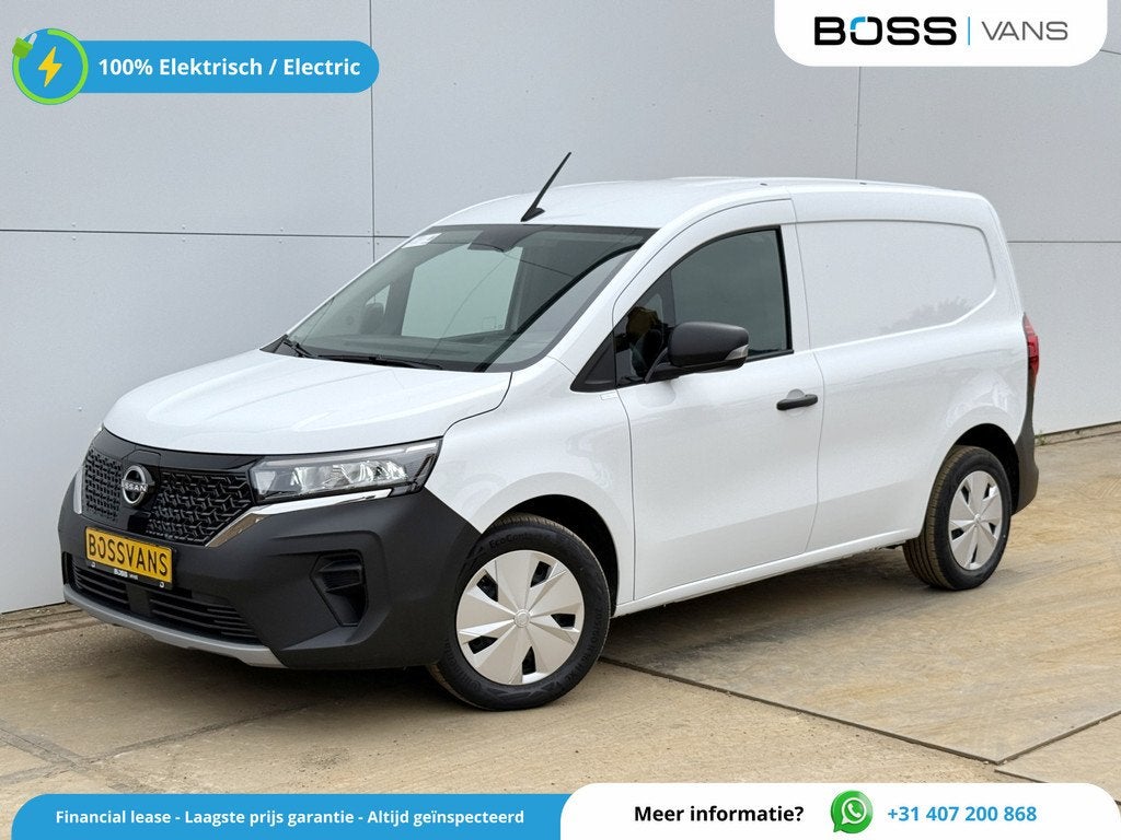 Nissan Townstar EV 45kWh L1 260KM WLTP LED Climate Control C, Auto's, 45 kWh, Gebruikt, Zwart, 260 km