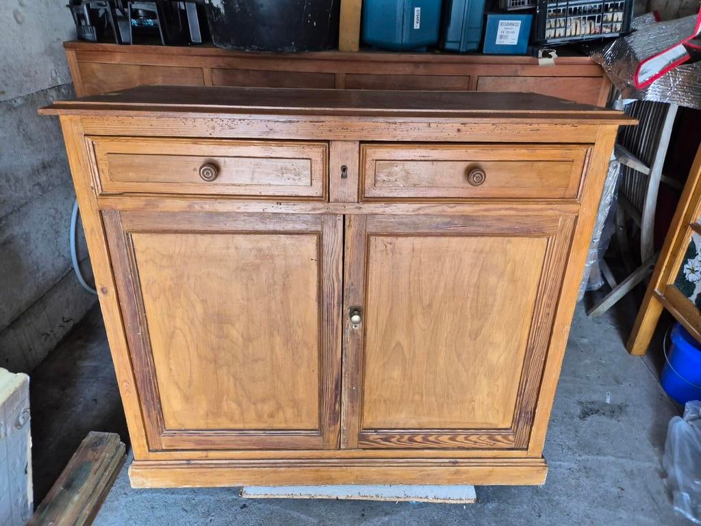 Houten kast, Ophalen