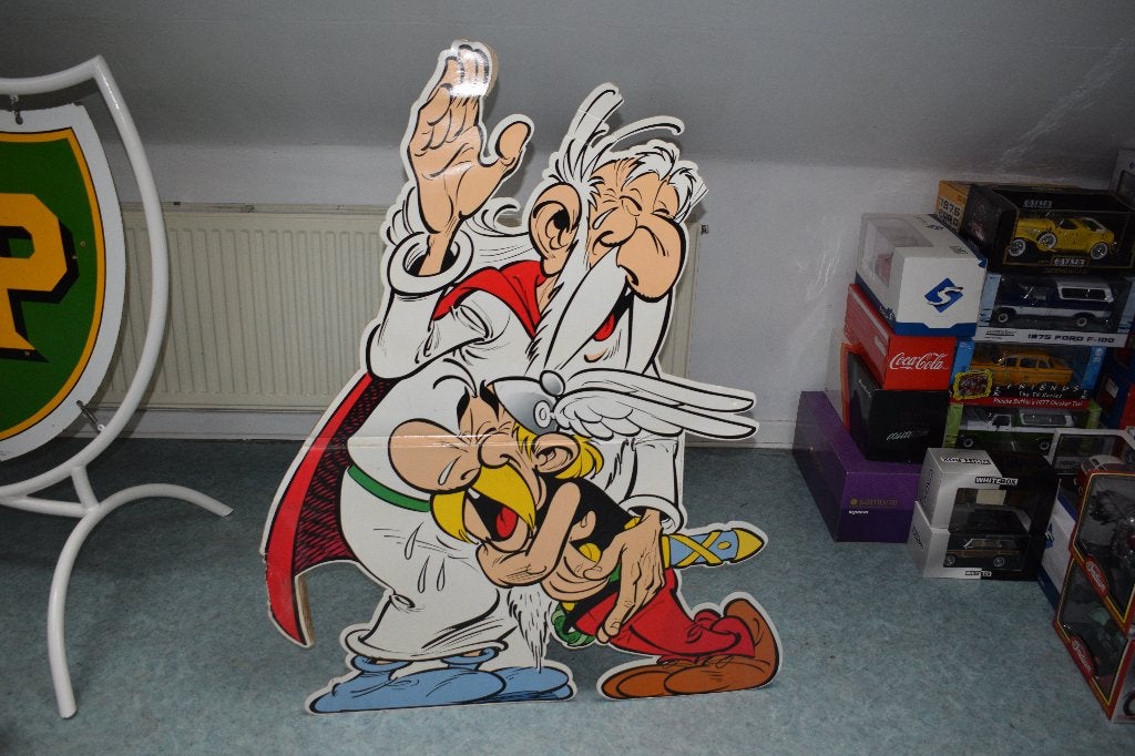 plv carton BD bande dessinée asterix et panoramix, Enlèvement, Utilisé