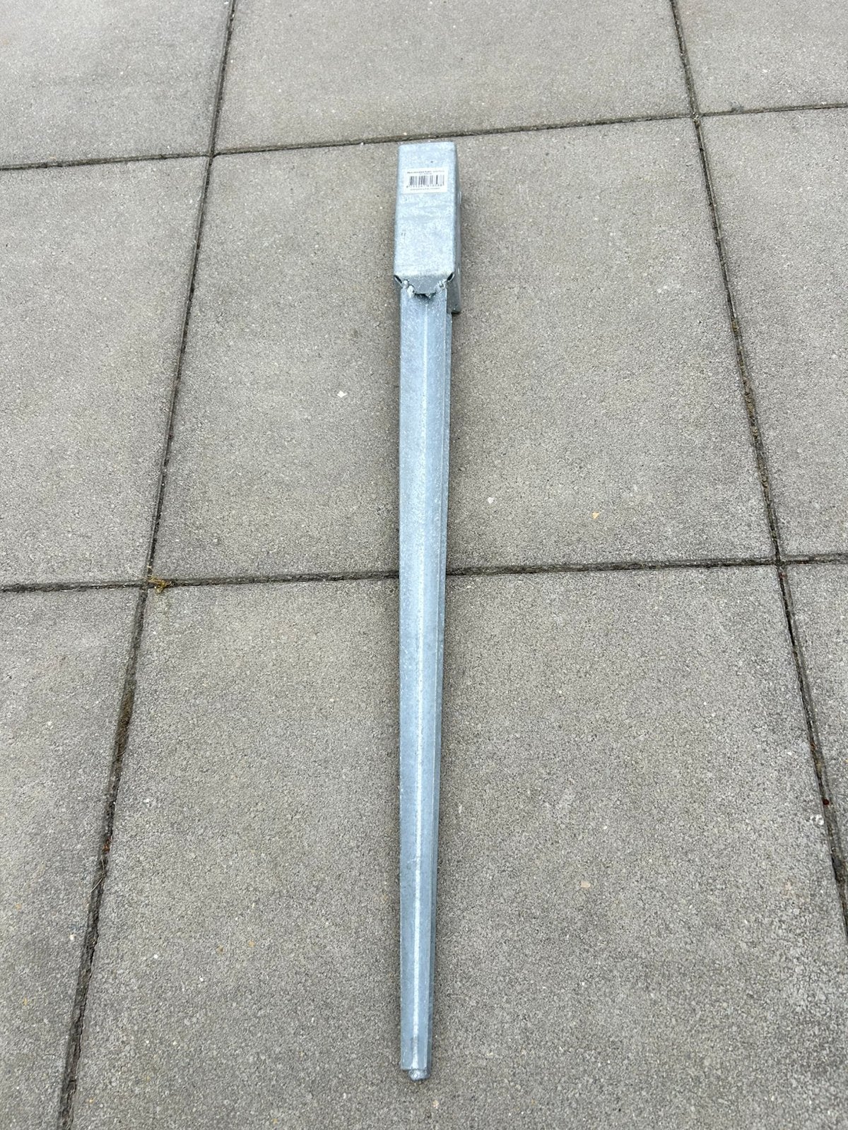Paalhouder punt verzinkt 5x5x75 cm – Nieuw, Ophalen, Zo goed als nieuw